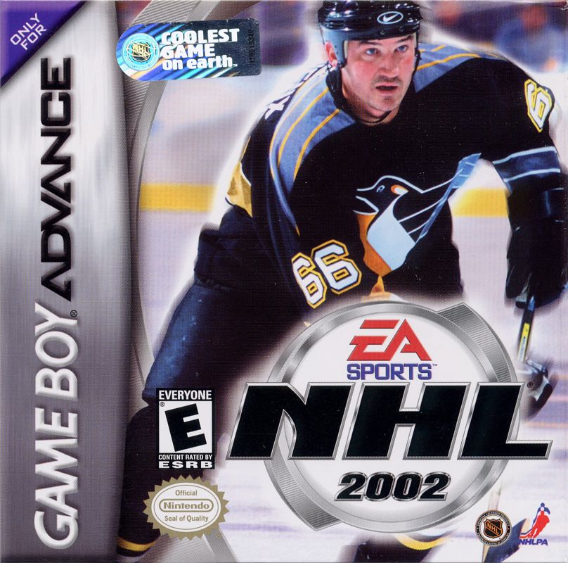 NHL 2002 box art for GameBoy Advance